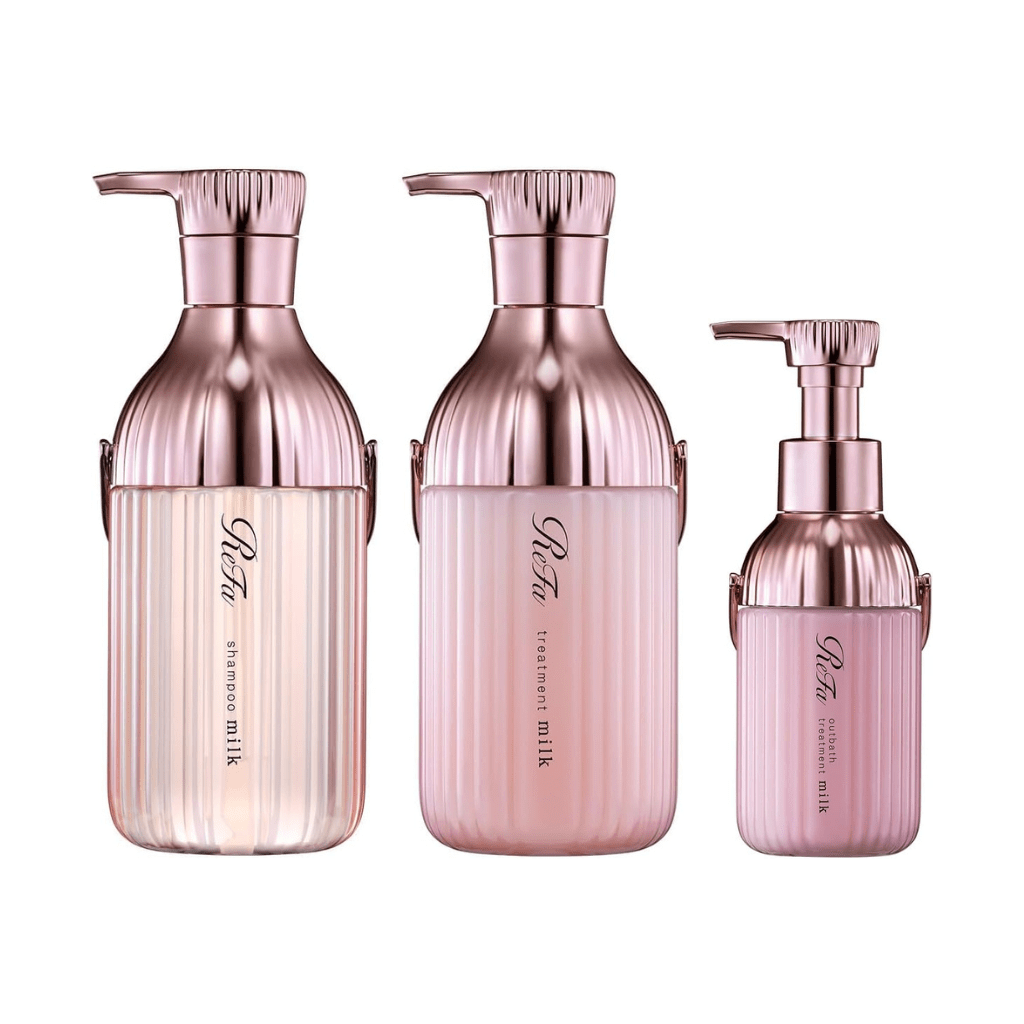 ReFa Trattamento Shampoo Proteico Latte Set per Capelli Mossi Rosa