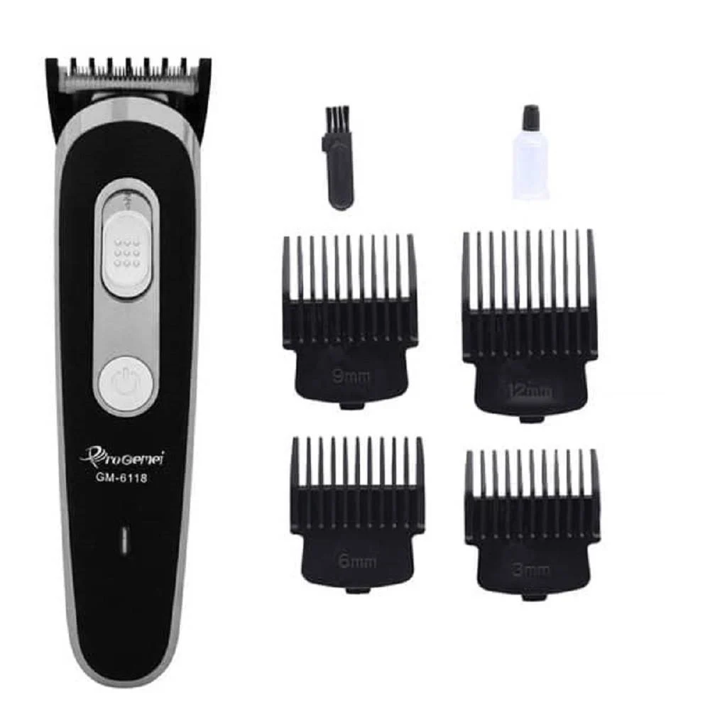 REGOLA BARBA CAPELLI RICARICABILE PER UOMO PROFESSIONALE TAGLIACAPELLI GM-6118