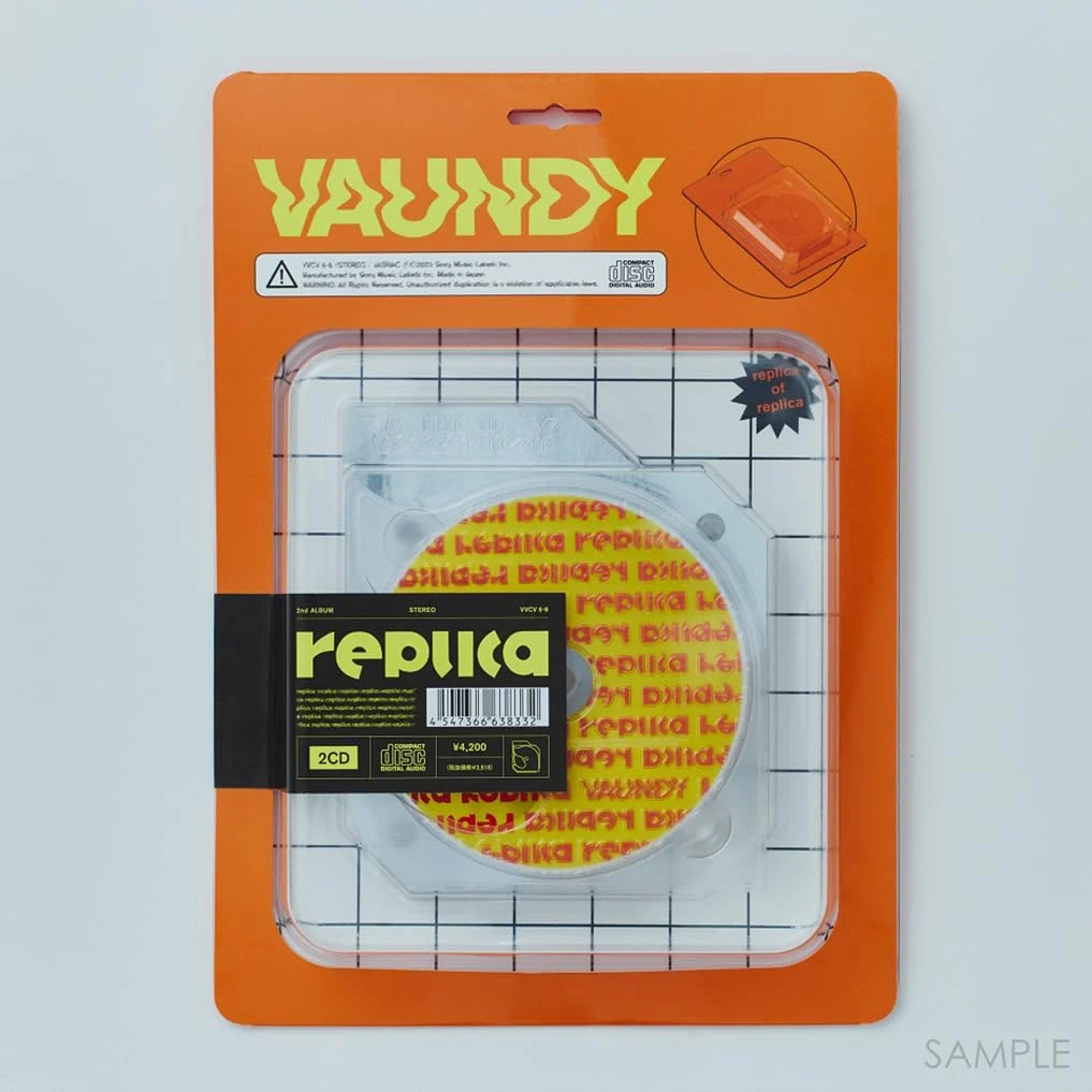 Vaundy replica Album 2CD Edizione Limitata Limited Complete Production Edition VVCV-6