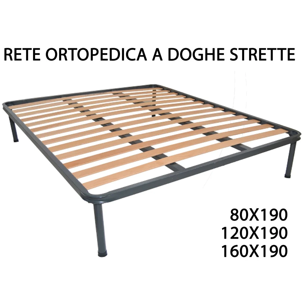 RETE RETI ORTOPEDICA ORTOPEDICHE A DOGHE STRETTE STRUTTURA TUBOLARE 13 LISTELLI - TrAdE Shop Traesio