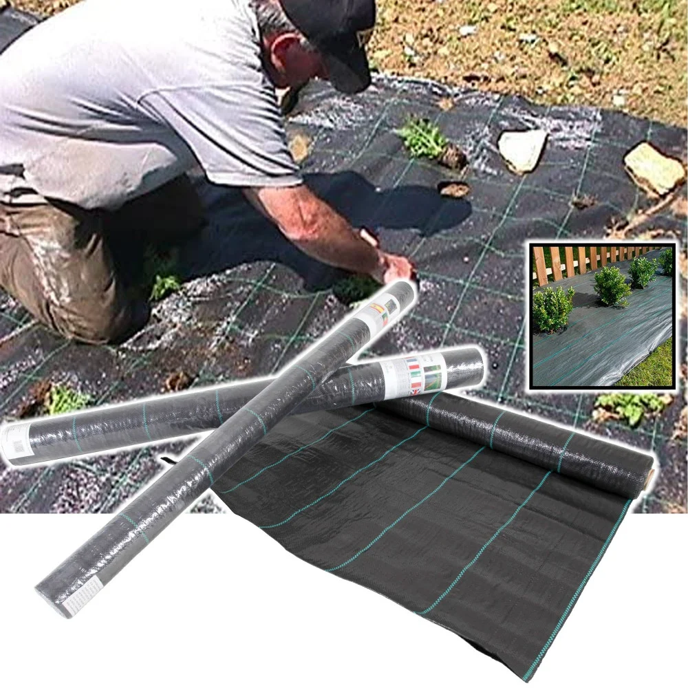 RETE TELO PACCIAMATURA RAFIA ANTIERBACCE PER PIANTINE E ORTAGGI RESISTENTE 2X10M - TrAdE Shop Traesio
