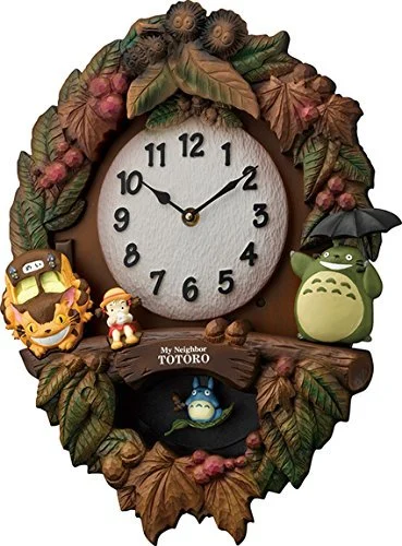 RHYTHM Orologio My Neighbor Totoro con Melodia Tema 4MJ429-M06 Marrone