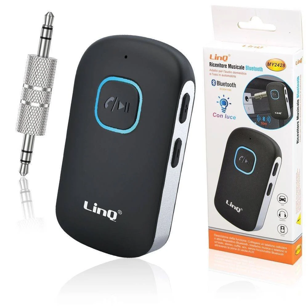 RICEVITORE MUSICALE BLUETOOTH CON LUCE PER AUTO ALTOPARLANTE WIRELESS MY2428 - Linq