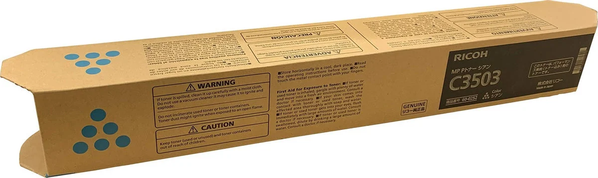 RICOH Toner MP P C3503 Cyan 60-0252