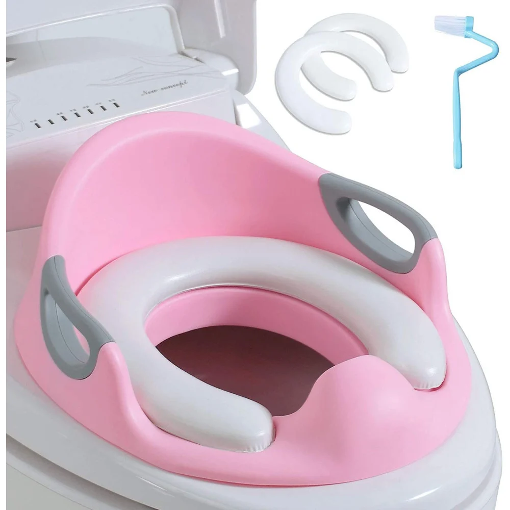 RIDUTTORE WC WATER PER BAMBINI SEDILE MORBIDO COPRIWATER COLORE ROSA BAMBINE - TrAdE Shop Traesio