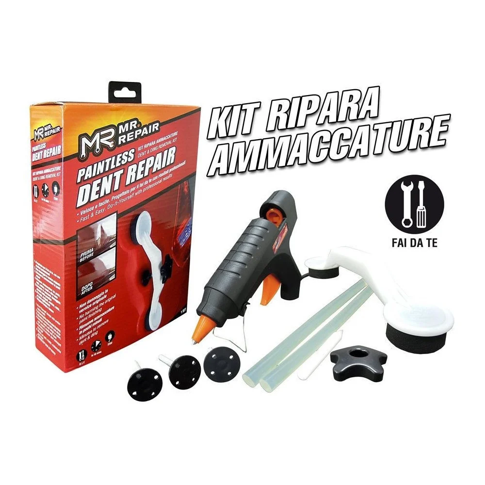 RIPARA BOTTE AUTO KIT AMMACCATURE BOZZI CARROZZERIA POPS A DENT BANG BOLLE - TrAdE Shop Traesio