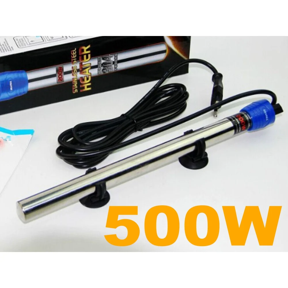 RISCALDATORE TERMOSTATO 500W PER DA ACQUARIO REGOLATORE TEMPERATURA - TrAdE Shop Traesio
