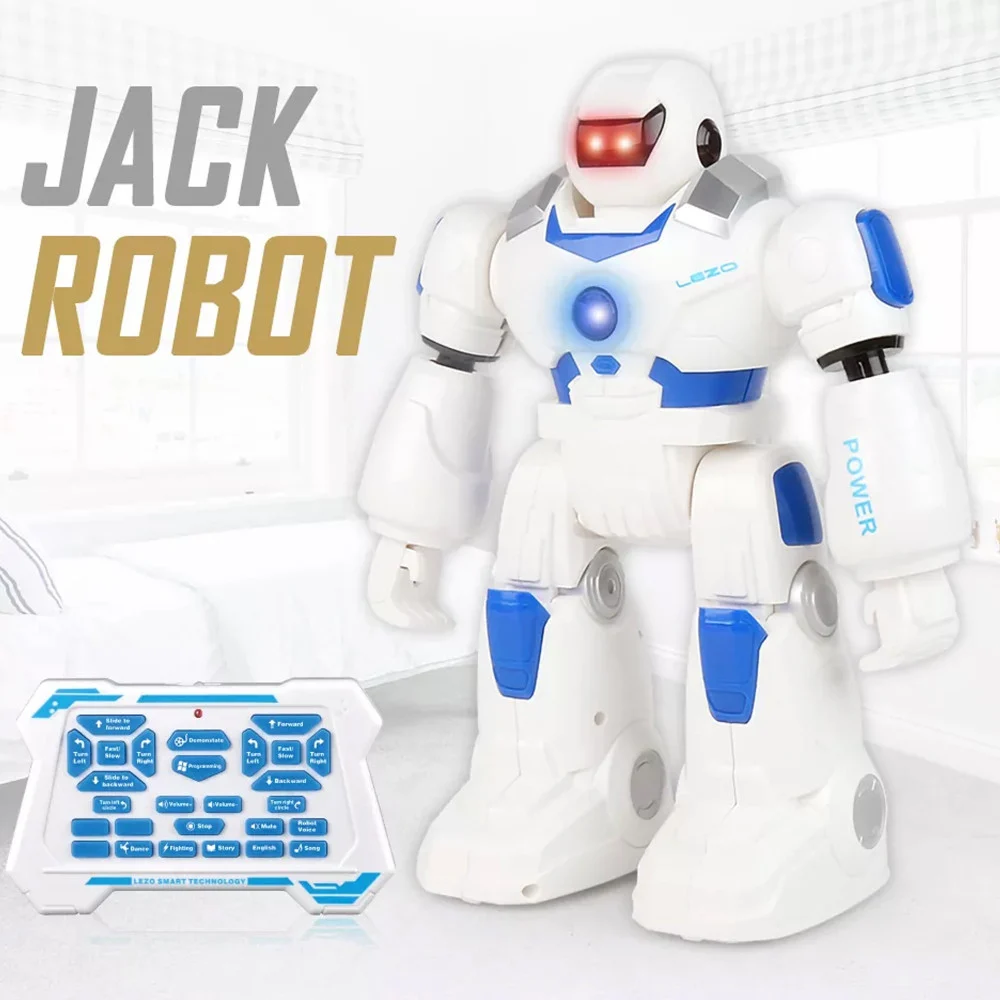 ROBOT QRB INTELLIGENTE TELECOMANDATO SMART INTERATTIVO ELETTRICO BATTERIA GIOCO - Andowl
