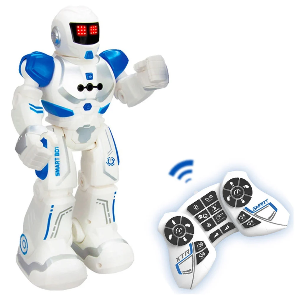 ROBOT SMART BOT INTERATTIVO CONTROLLO A GESTI AZIONI TELECOMANDATO RICARICABILE - Andowl