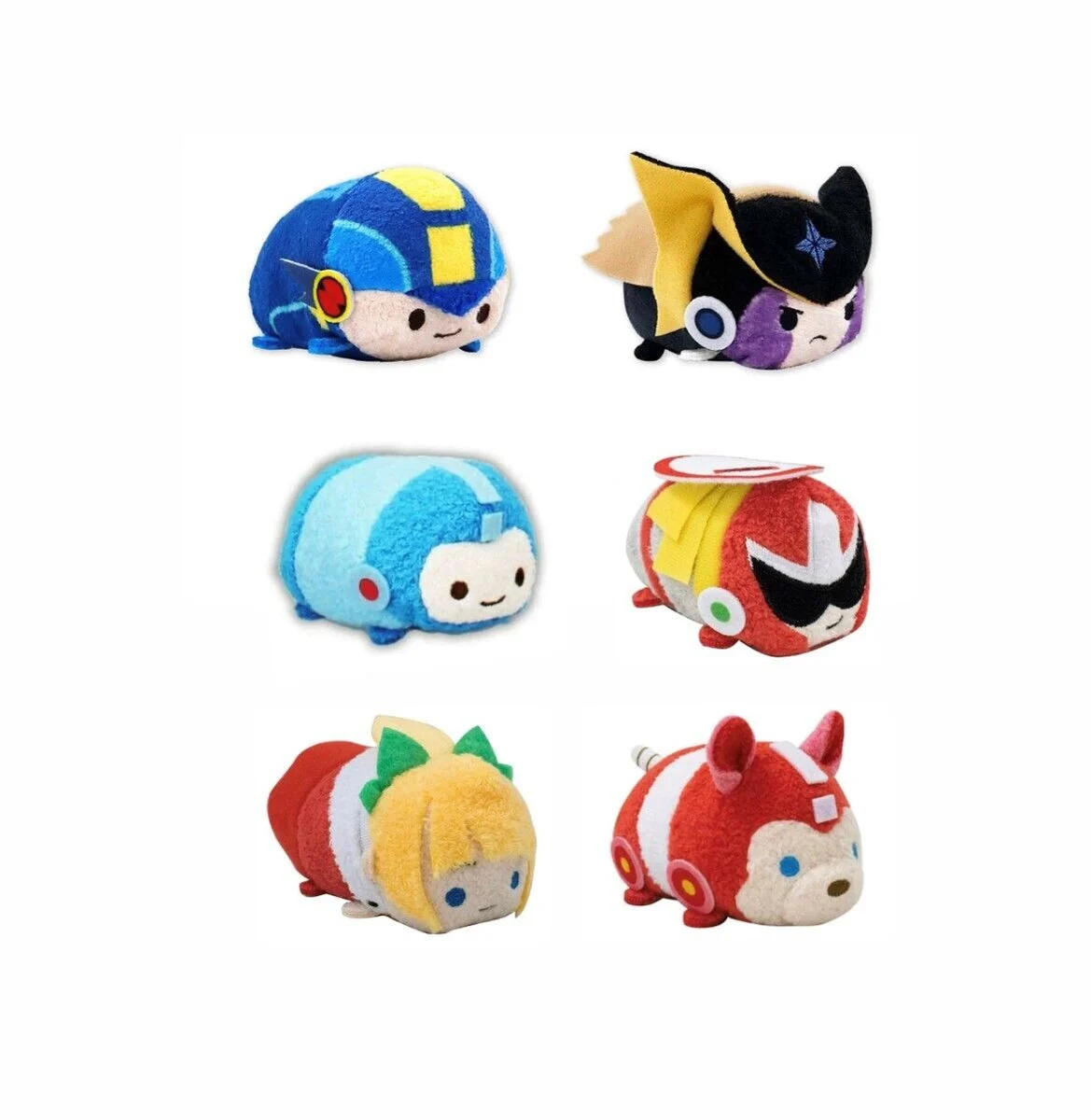 Rockman Mini Tsum Plush Mega Man Proto Man Roll Forte.EXE 20cm Blue - CAPCOM