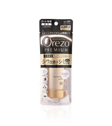Rohto Orezo Essence Viso UV SPF50 PA++++ 35g Idratante e Anti-invecchiamento