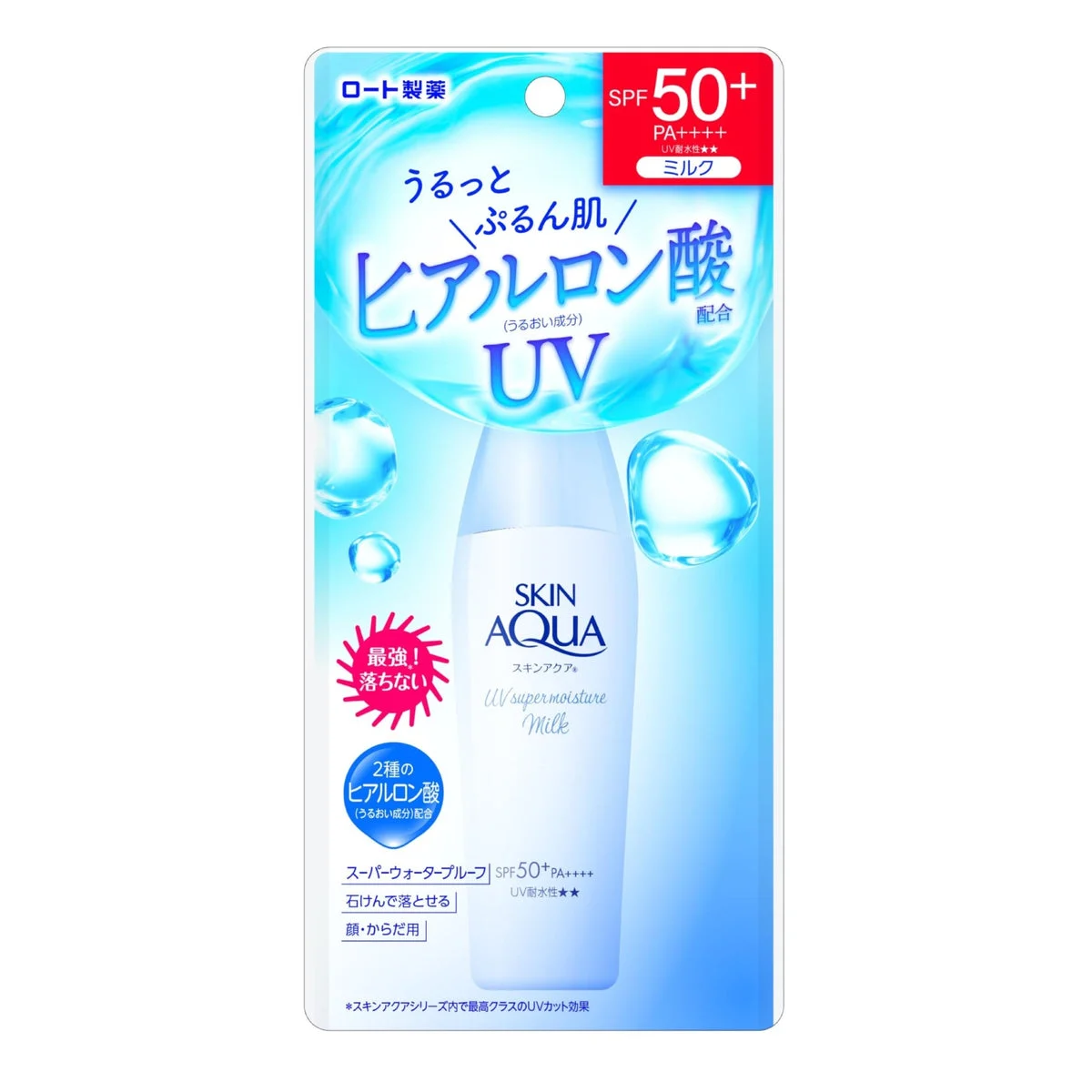 Rohto Skin Aqua Super Moisture UV Milk 40ml SPF50+ PA++++