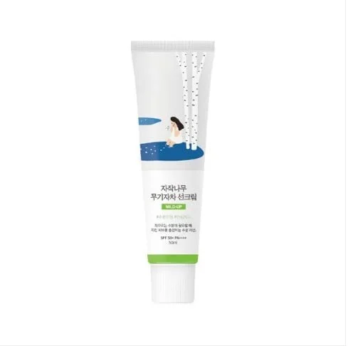 ROUND LAB Crema solare delicata Birch Moisture SPF 50+ PA++++ 50ml - WAFUU JAPAN