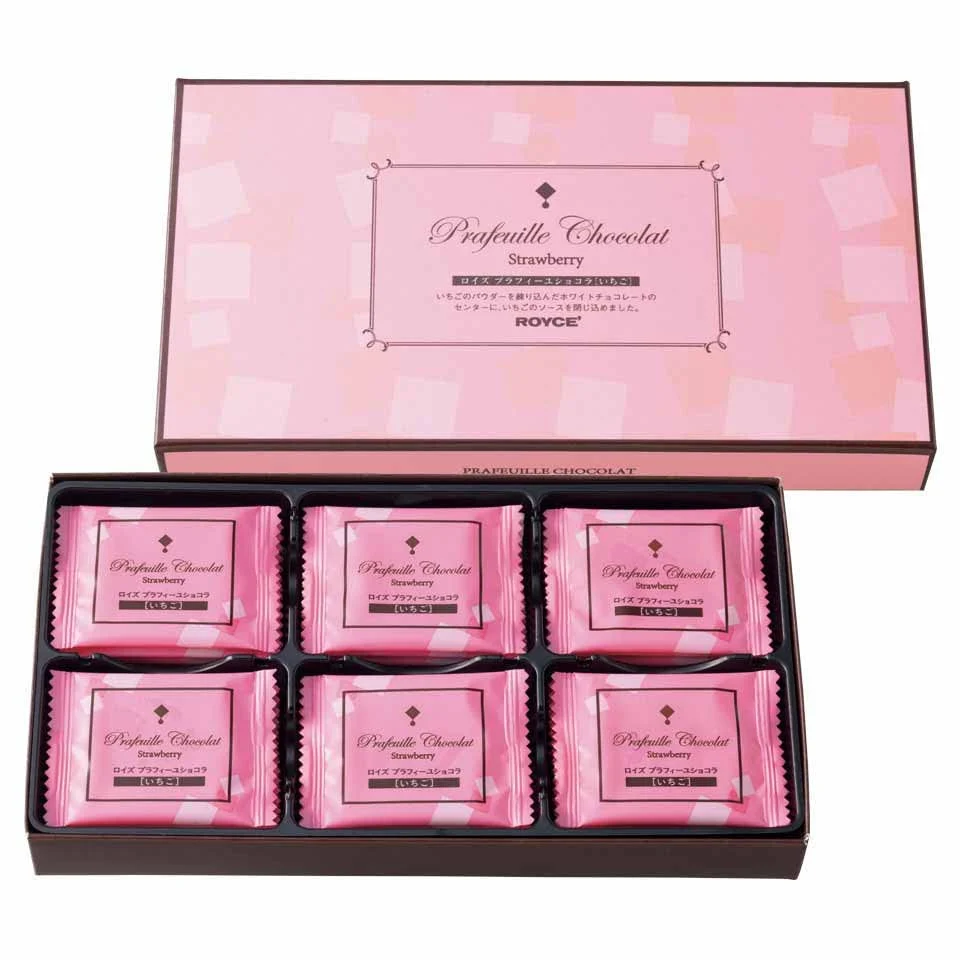 ROYCE' Plafeuille Chocolat Strawberry
