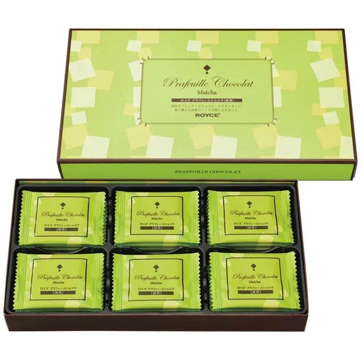 ROYCE' Plafille Chocolat Matcha green tea 30pcs.