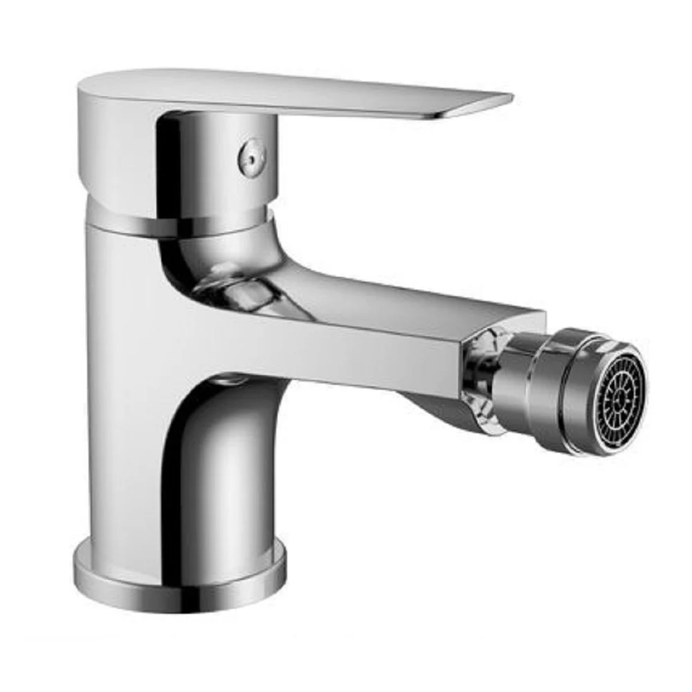 RUBINETTO BIDET MISCELATORE MONOCOMANDO DESIGN MODERNO CROMATO CLASSIC CUBE87118 - Cleafe