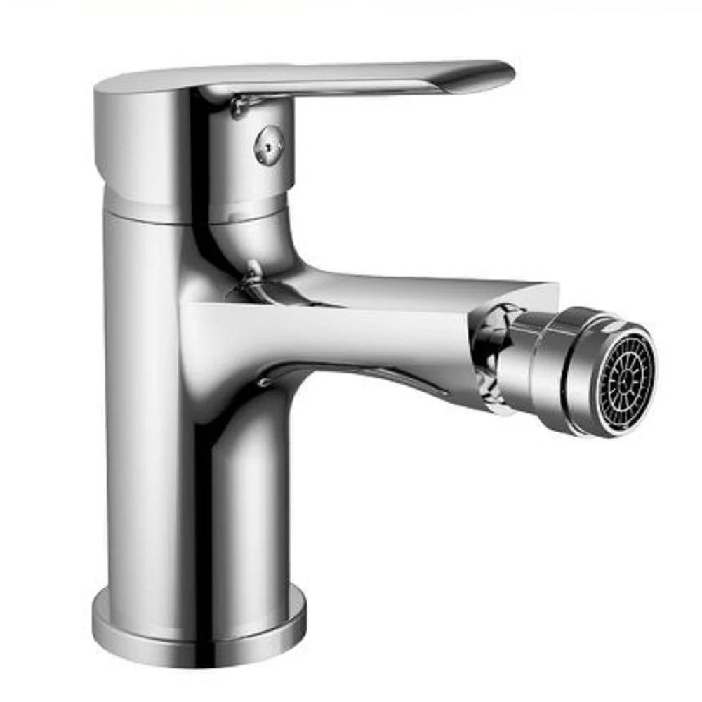 RUBINETTO BIDET MISCELATORE MONOCOMANDO DESIGN MODERNO CROMATO CLASSIC ROLL87106 - Cleafe