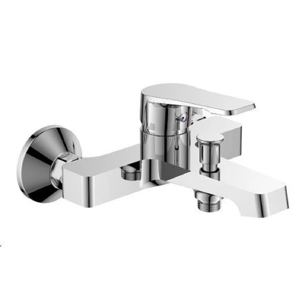 RUBINETTO MISCELATORE GRUPPO VASCA BAGNO CROMATO CON ATTACCO DOCCIA ALLURE 87113 - Cleafe
