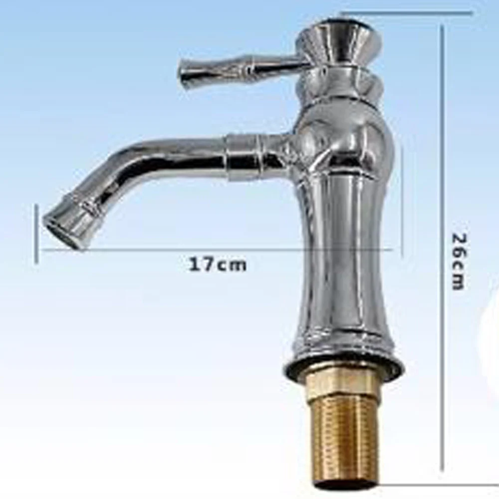 RUBINETTO MISCELATORE MONOCOMANDO LAVABO LAVELLO BASSO CUCINA ACCIAIO CROMATO - TrAdE Shop Traesio