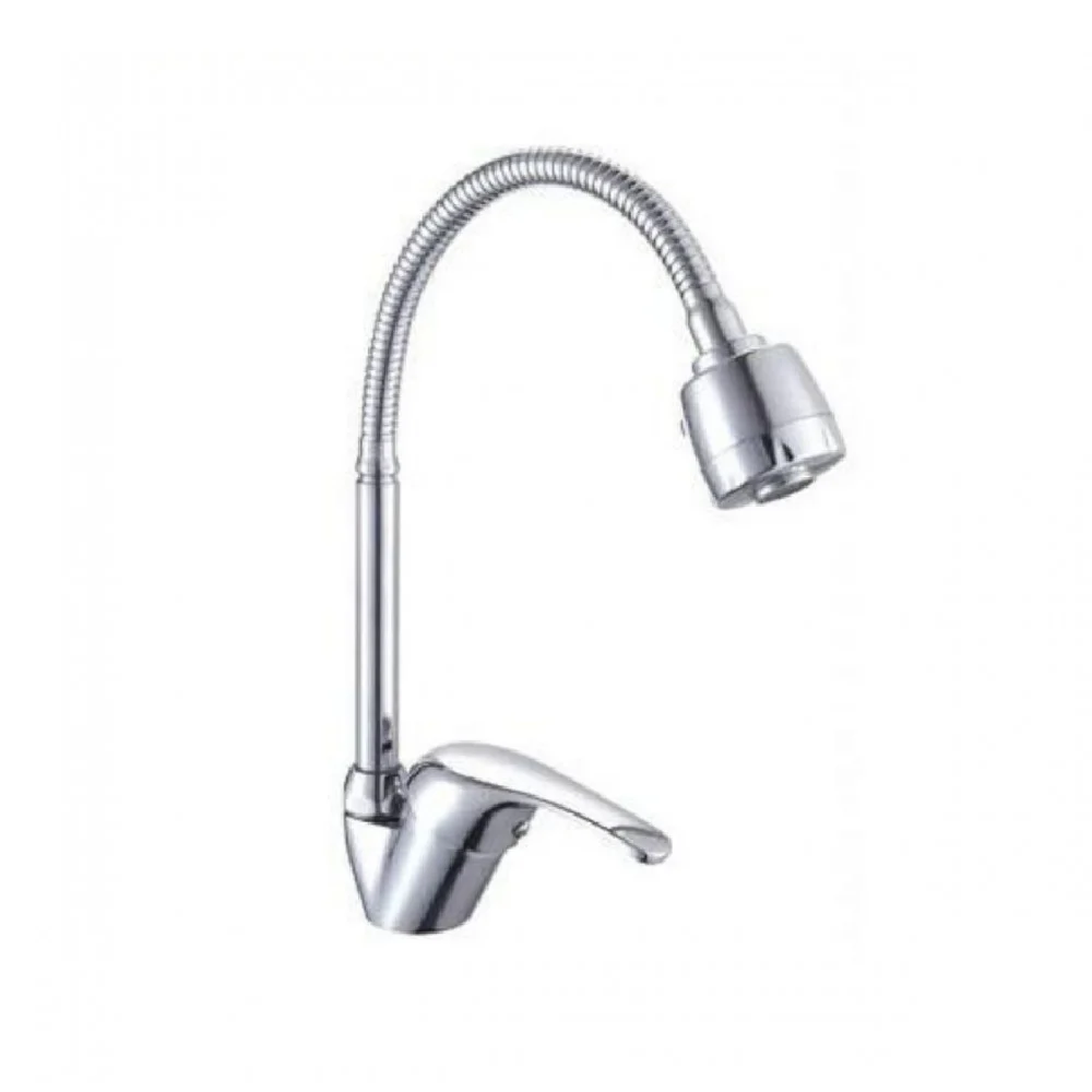 RUBINETTO MISCELATORE PER CUCINA CANNA ALTA FLESSIBILE LAVELLO DOCCETTA 52934 - Cleafe