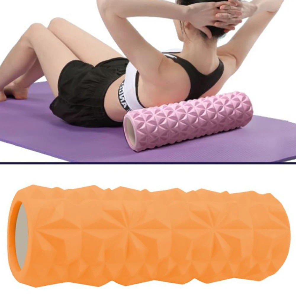 RULLO FITNESS PILATES SCHIUMA TUBO ESERCIZI PALESTRA YOGA MASSAGGI SCHIENA 13x33 - TrAdE Shop Traesio