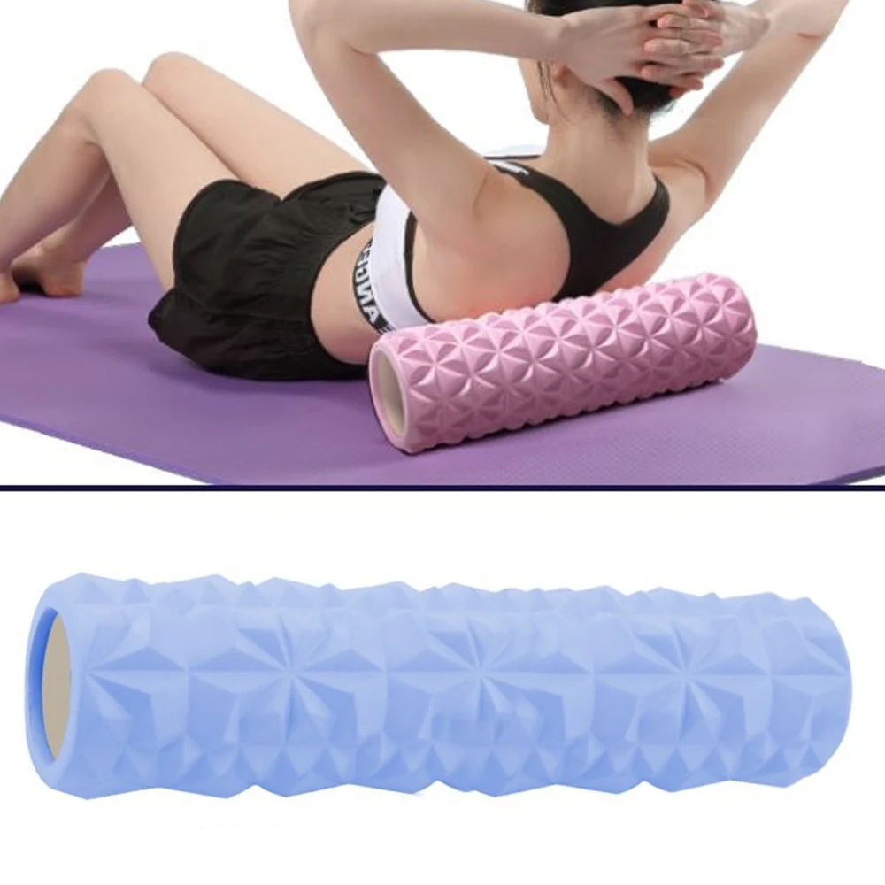 RULLO FITNESS PILATES SCHIUMA TUBO ESERCIZI PALESTRA YOGA MASSAGGI SCHIENA 13x45 - TrAdE Shop Traesio