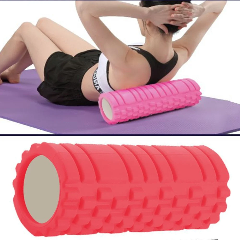 RULLO FITNESS PILATES SCHIUMA TUBO ESERCIZI PALESTRA YOGA MASSAGGI SCHIENA 33x14 - TrAdE Shop Traesio
