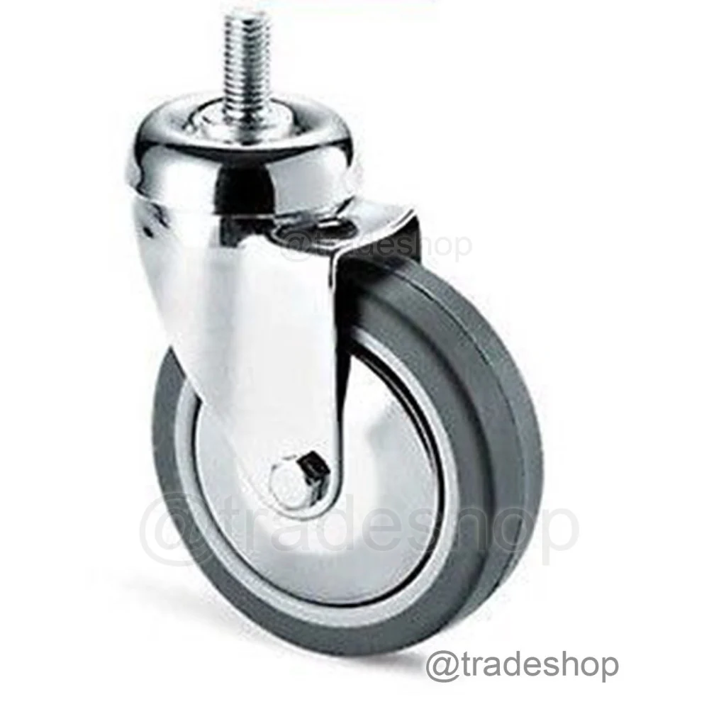 RUOTA GRIGIA CON PERNO TBF CEBORA DIAMETRO 60 80 100 125 PER CARRELLI PEESANTI - Cebora ®