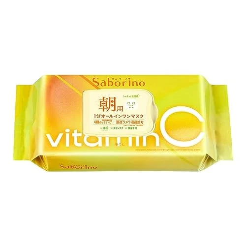 Saborino Maschera Viso Morning Care Vitamina C 30 Pezzi