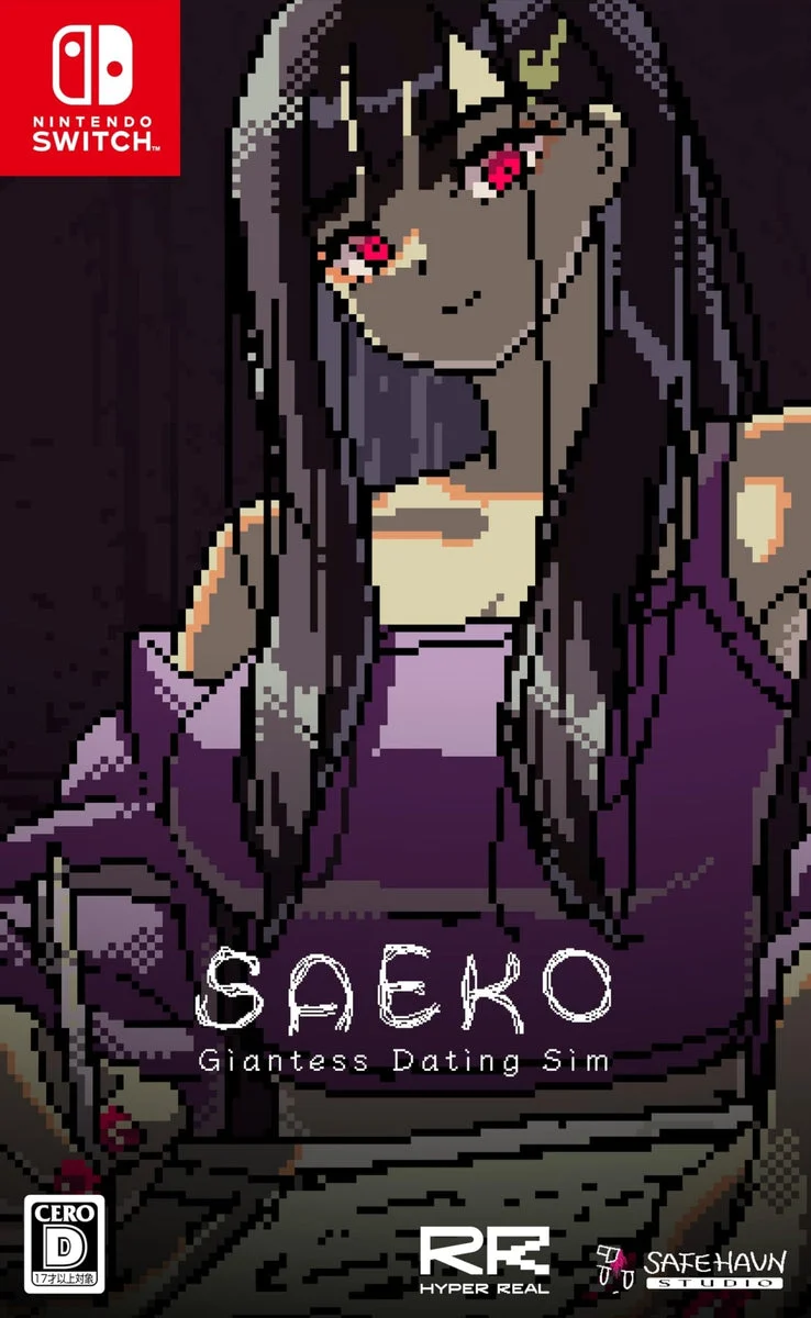 SAEKO: Giantess Dating Sim - Switch w/ Postcard Cover Sticker OST DLC