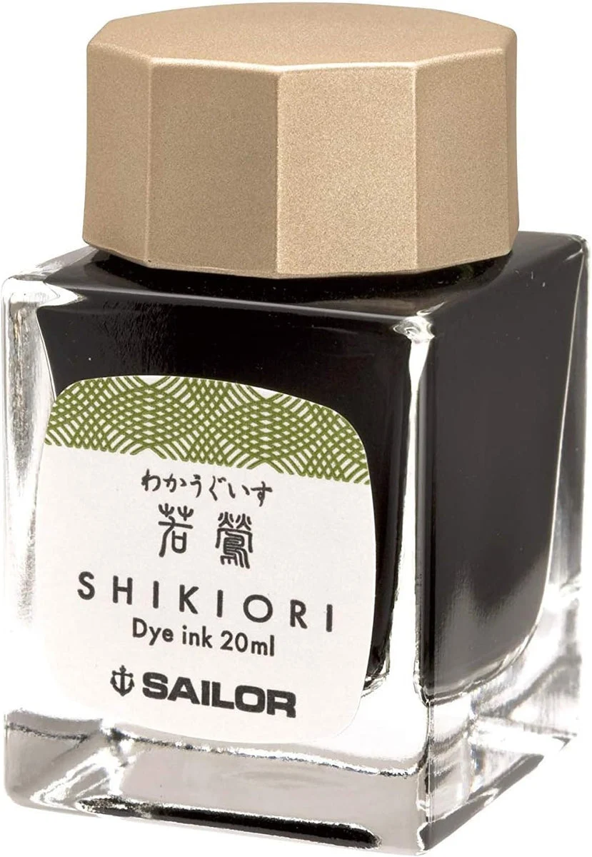Sailor Inchiostro per stilografica Shikiori Waka Uguisu verde 20 ml