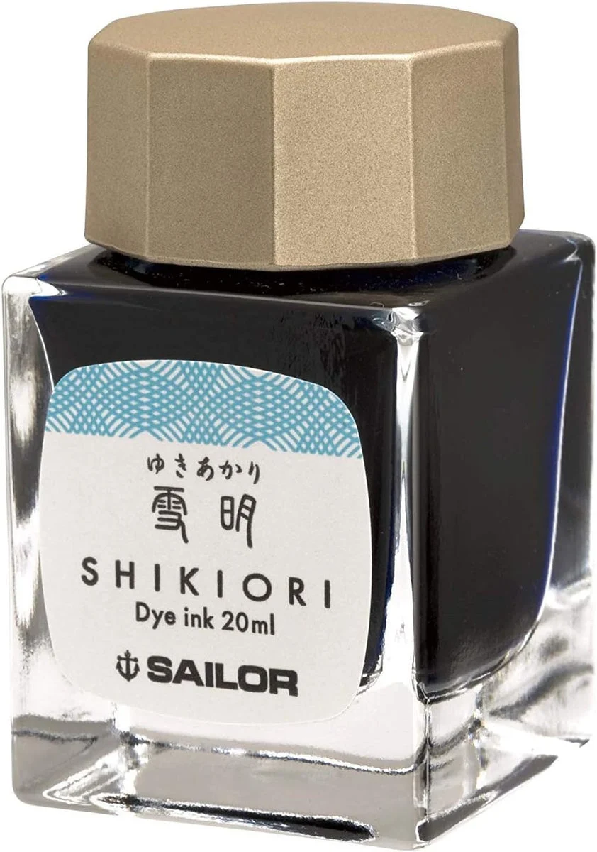 Sailor inchiostro per stilografica Shikiori Izayoi no Yume Yukiakari blu 20 ml