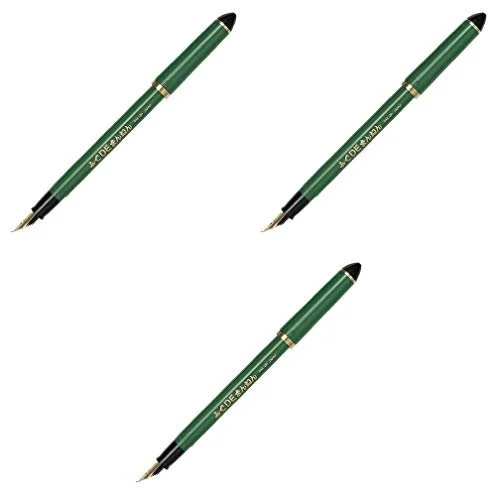 Sailor Fude De Mannen penna stilografica calligrafica 55° set da 3 verde - WAFUU JAPAN