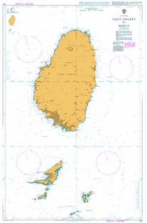 saint vincent to bequia n. 791 (2002) - Carte nautiche, da pesca…