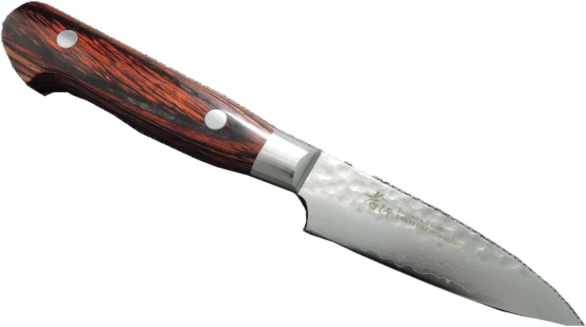 Sakai Takayuki Coltello spelucchino VG-10 damasco 33 strati martellato 80 mm