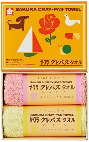 SAKURA CRAY-PAS Towel Set Cotton Pink CR1206-PI
