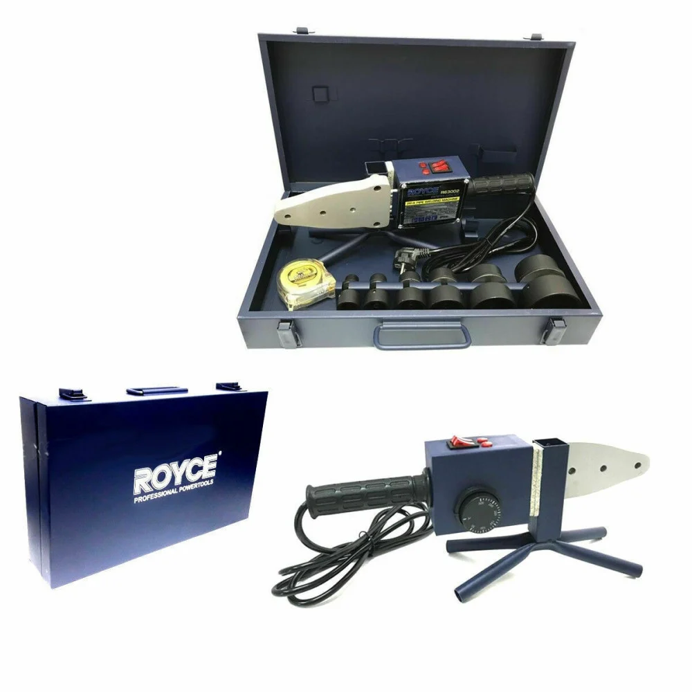 SALDATORE POLIFUSORE 800W PER SALDATURA TUBI PLASTICA PVC PVDF 6 MATRICI - TrAdE Shop Traesio