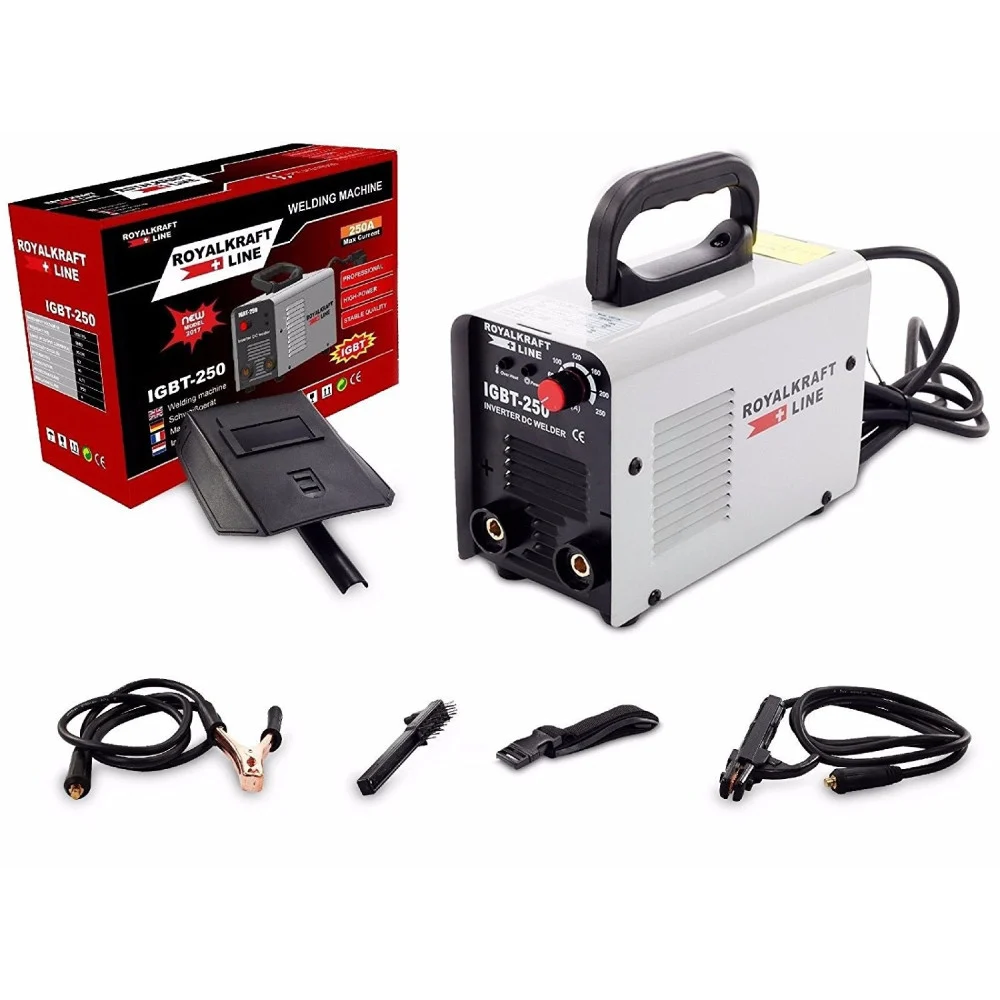 SALDATRICE A ELETTRODO ELETTRICA INVERTER IGBT SALDATURA 250A FABBRO CAVO 2MT - TrAdE Shop Traesio