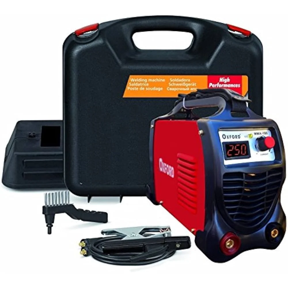 SALDATRICE INVERTER AD ELETTRODO 250 AMPERE CON ACCESSORI E DISPLAY AMPERAGGIO - Trade_Ox