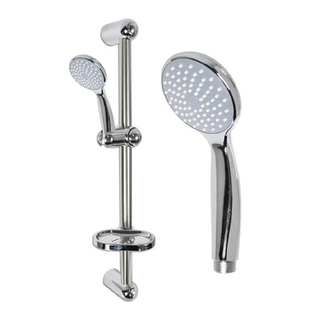 SALISCENDI DOCCIA BAGNO SOFFIONE DOCCETTA MULTIGETTO TUBO CON PORTASAPONE 69131 - Cleafe