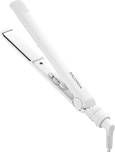 SALONIA Piastra Lisciacapelli SL-004S 24mm Bianco 100~240V