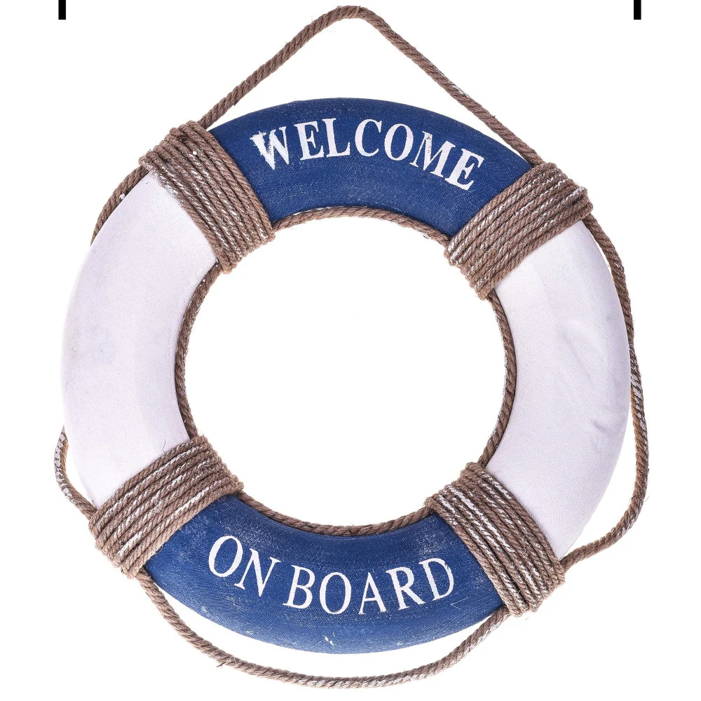 SALVAGENTE DECORATIVO DA PARETE IN LEGNO DECORAZIONE CASA ARREDAMENTO MARE - TrAdE Shop Traesio