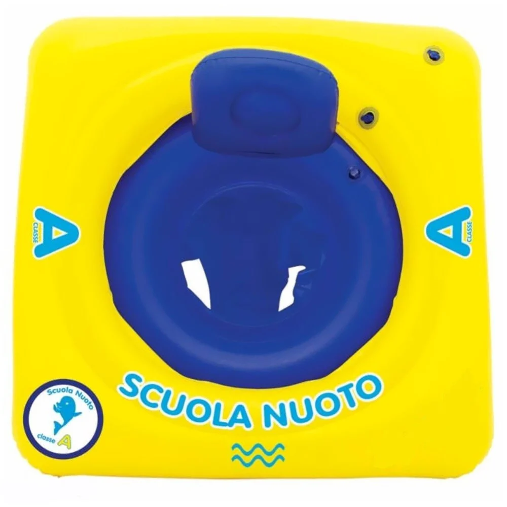 SALVAGENTE GONFIABILE BAMBINO NEONATO MARE CON MUTANDINA E SCHIENALE 65X65CM - TrAdE Shop Traesio
