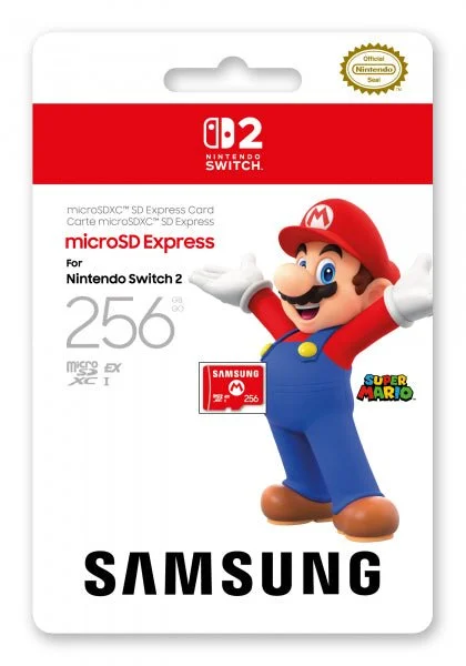 Samsung scheda microSD Express 256GB per Nintendo Switch 2