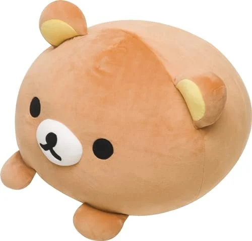 Rilakkuma Daifuku Cushion Super Mochimochi Series MX09401 Yellow - San-X