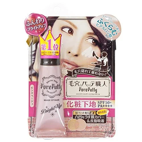 Sana Keana Pate Makeup Base Bright Up SPF50+ PA++++ Pink Beige 30g - Pate Shokunin