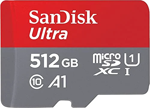 SanDisk microSD Ultra 512GB UHS-I Class 10 SDSQUA4-512G-EPK