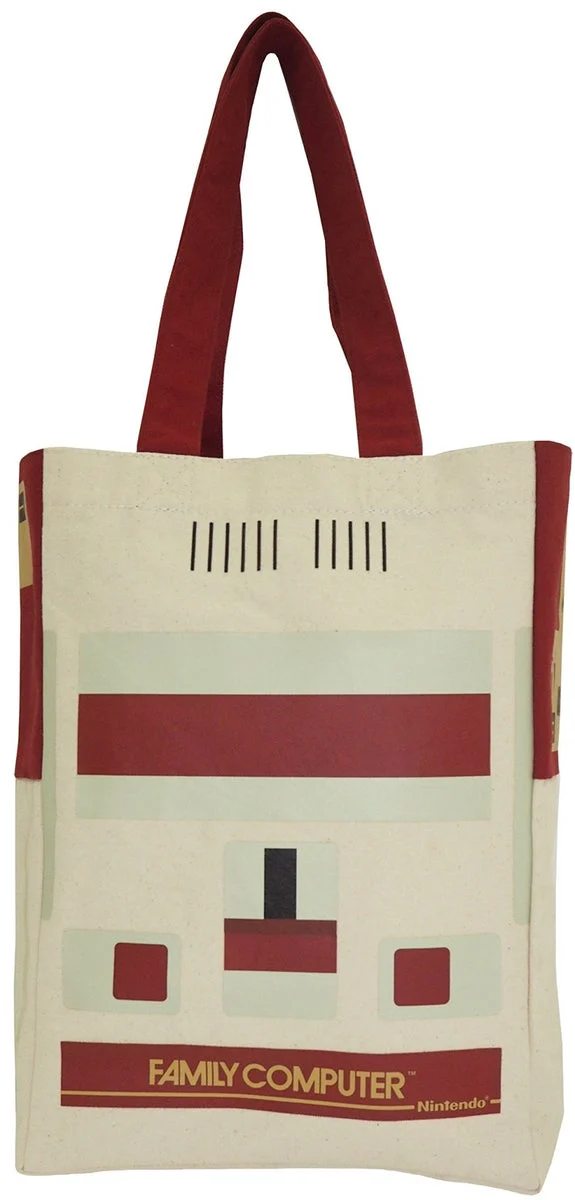 Sanei Boeki Borsa Tote Family Computer design NES con tasca controller retro gaming