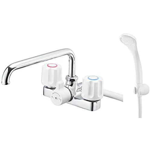 SANEI Rubinetto Doccia a Due Valvole SK710-W-13 Argento