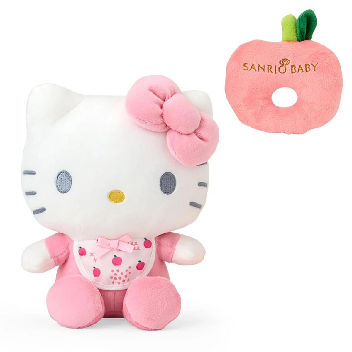 Sanrio Baby Hello Kitty Washable Plush Rattle Set